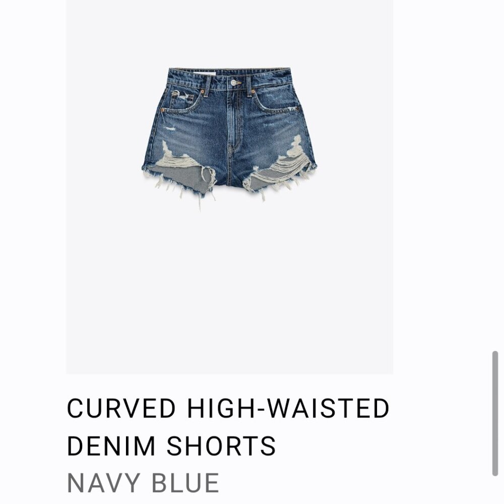 Zara jean shorts